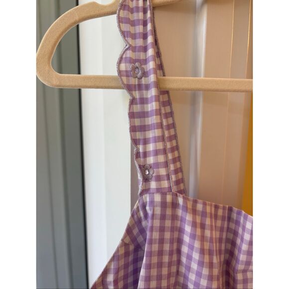 NWOT Vero Alfie gingham dress , $298 Us 8/10 B33 - Picture 2 of 8
